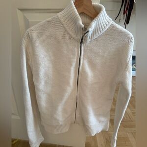 Vineyard Vines white zip cardigan size small